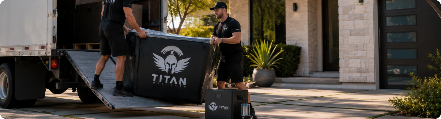 Titan Cold Plunge Shipping and Delivery
